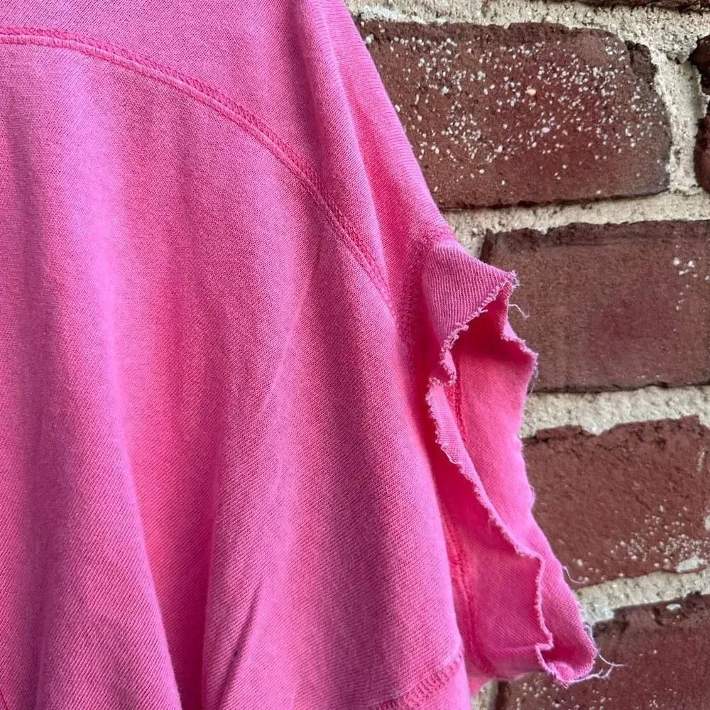Free People We The Free Angel Tee Pink Womens XS NEW